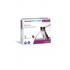 Фронтлайн НексгарД таблетка 68 мг для собак от 10,1 до 25 кг (3 таб/уп)